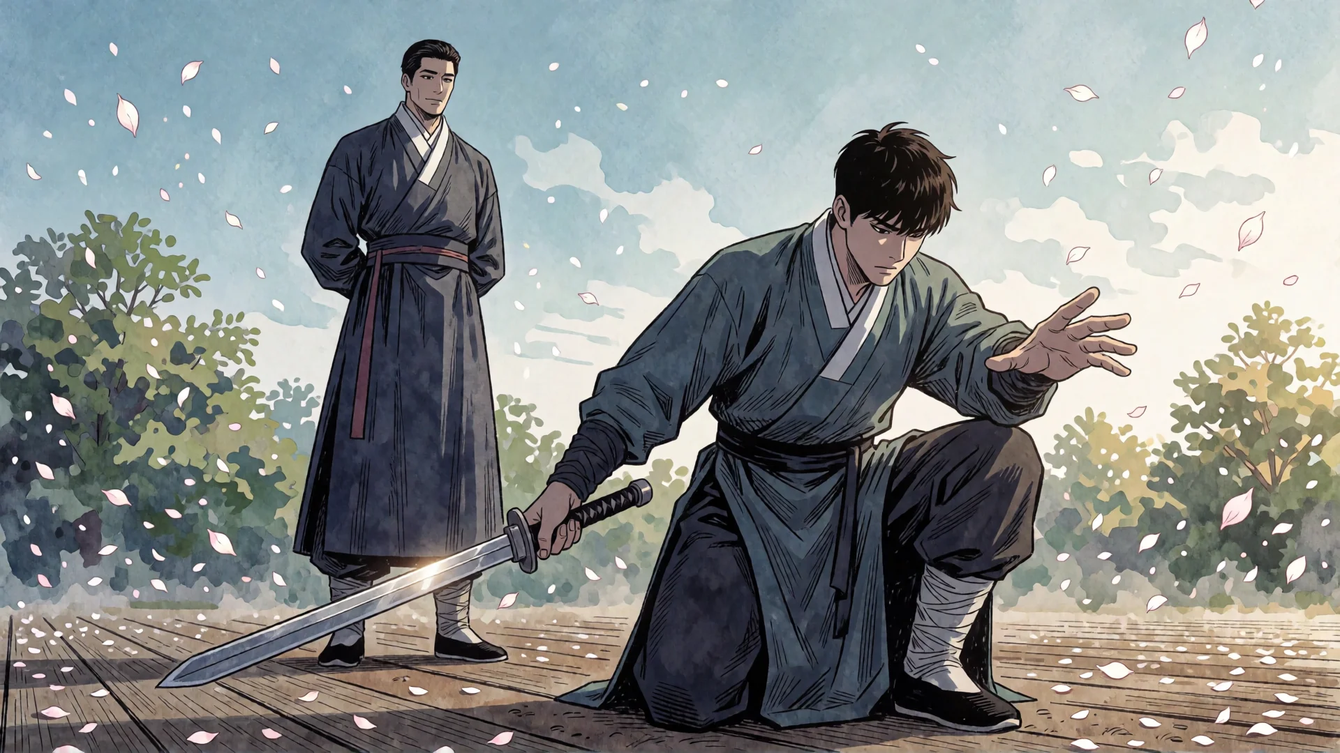 Chapter 37 thumbnail — Dropped into Murim with an Instant Kill Skill