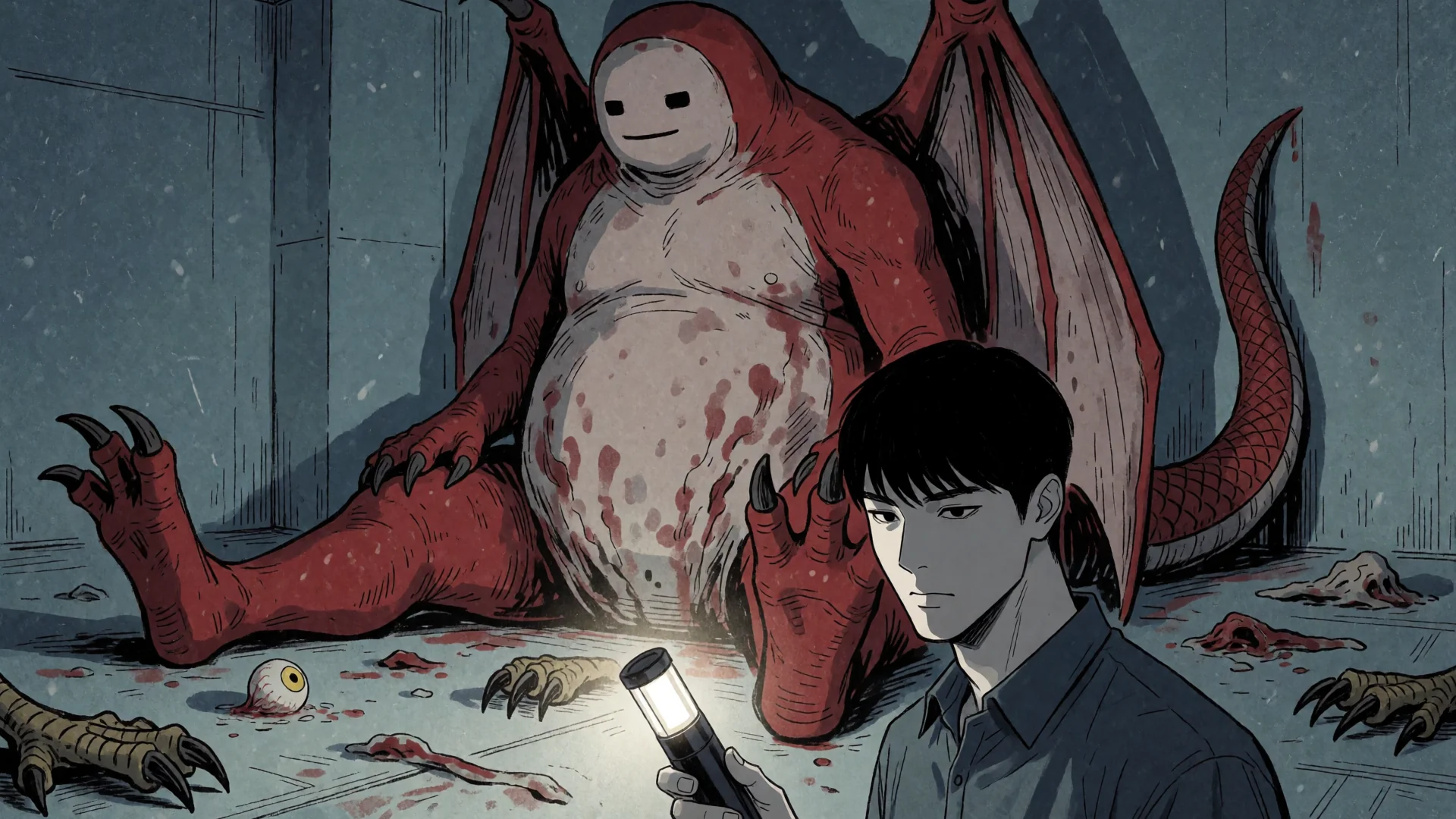 Chapter 424 thumbnail — Got Dropped in a Ghost Story, Still Gotta Work