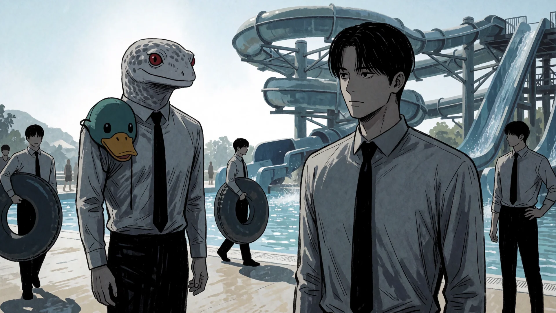 Chapter 48 thumbnail — Got Dropped in a Ghost Story, Still Gotta Work